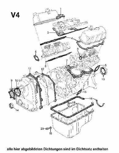 Saab kit guarnizioni - kit,