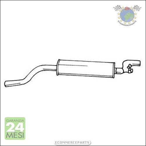 18618 silenziatore marmitta - silenziatore,