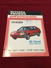 RTA RIVISTA TECNICA AUTOMOBILE CITROEN BX DIESEL N. 23 1988 ORIGINALE ITALIANO