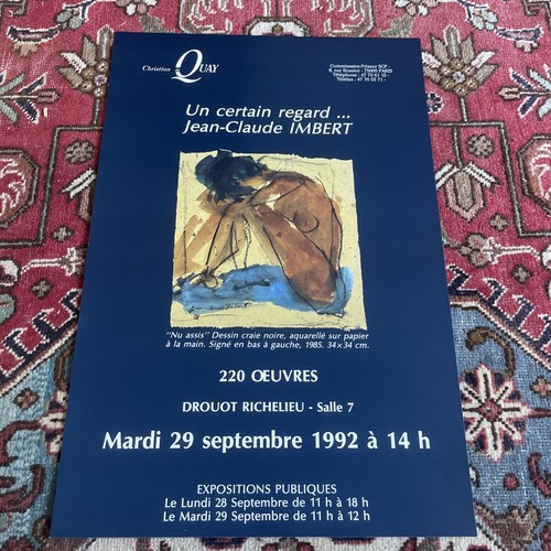 Jean claude imbert - jean-claude, affiche