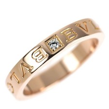 Anello Bulgari Bulgari Bulgari Doppio Logo K18PG Diamante - Spedizione...