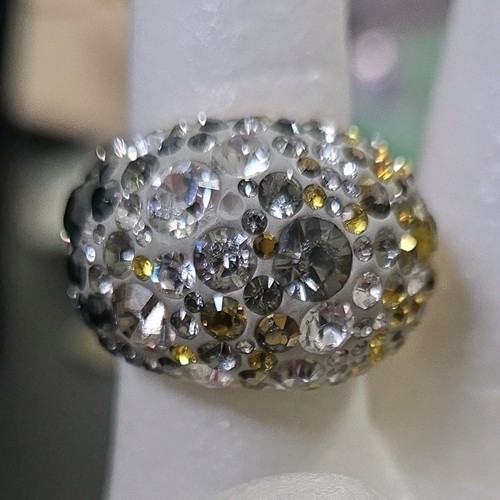 Anello cocktail swarovski - anello,