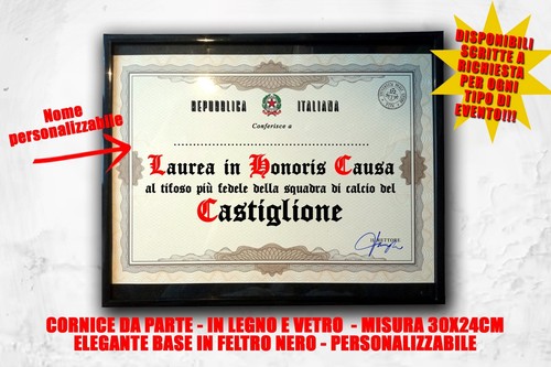Laurea personalizzata quadro