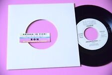 LIGABUE ANCORA IN PIEDI RON MI HAI PRESO EX+  7" 45 STICKER JUKE BOX STRIP