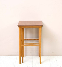 MidCentury Set di 2 tavolini a nido, Teak, design scandinavo vintage, anni ‘60