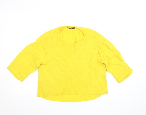 Blusa donna zara - blusa, gialla