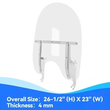 26" Acrylic Windscreen