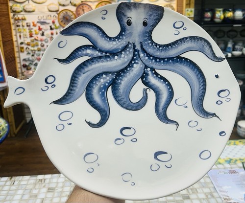 Bassano pottery large platter - pottery:,