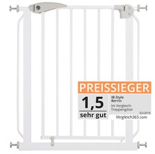 ib style® BERRIN S Cancello di sicurezza I scala e porta I 67-157 cm