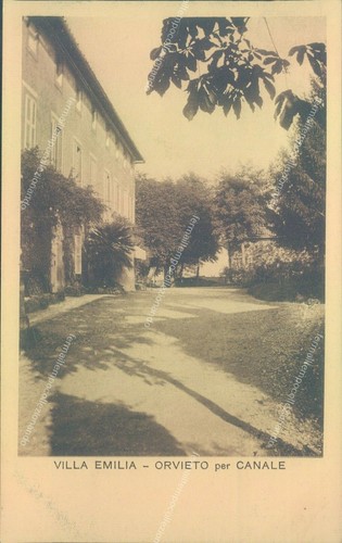 T242 cartolina villa emilia - t242,