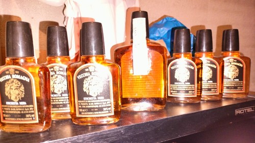 Bottiglie brandy vecchia - bottiglie,