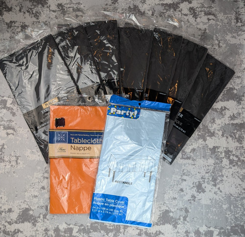 Copritavolo plastica nero - 7,