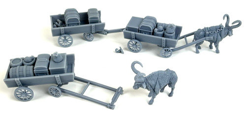Oxen carts wagon cargo - oxen,