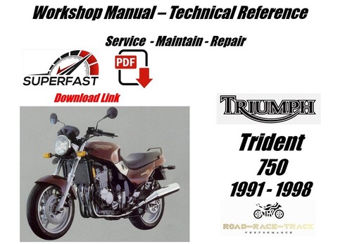 Triumph trident 750 - 750, manuale