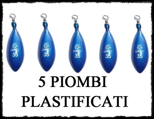 Piombi pera plastificati - 5,