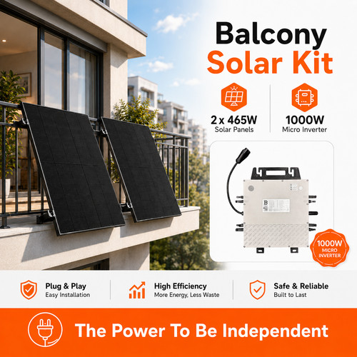 Pannello solare 930w balcone - pannello,