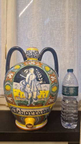 Grande vaso ceramica maiolica