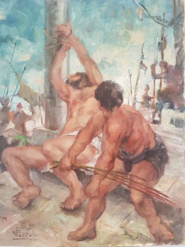 Quadro olio firmato - quadro, di