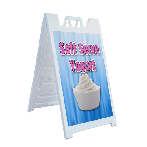 Frame sidewalk soft serve - sidewalk,