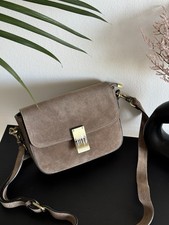 borsa In Pelle Scamosciata 