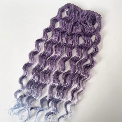 Trama per capelli - crulle, viola