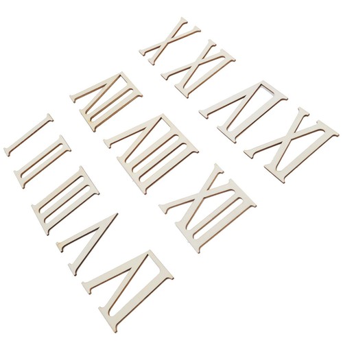 Numeri romani legno - numeri, set