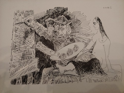 Littografia pablo picasso - littografia,