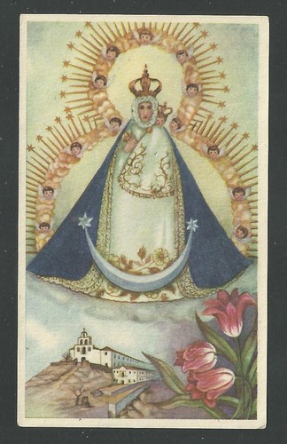 Santino antico madonna - santino, la