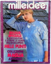 RIVISTA RICAMO MODA MILLEIDEE