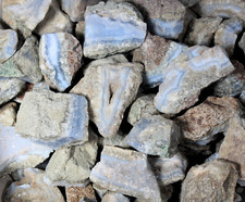 Agata di pizzo blu - rocce