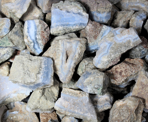 Agata pizzo blu rocce - di,