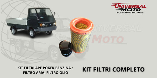 Kit filtri ape - ape, poker