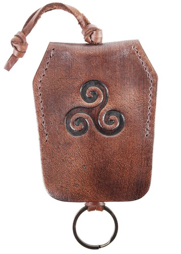 Portachiavi pelle con - in,