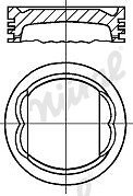 Pistone nural per alfa romeo - pistone,