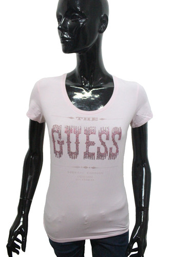 Guess shirt donna rosa - guess,