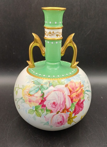 Vaso rose dipinto - , mano