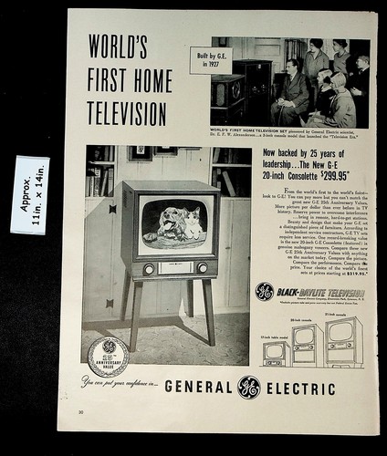 1952 tv costruito - 1952, 1°