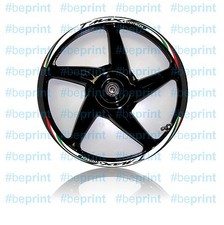ADESIVI PER CERCHI RUOTA EVOTECH YAMAHA TMAX COLORI ITALIA