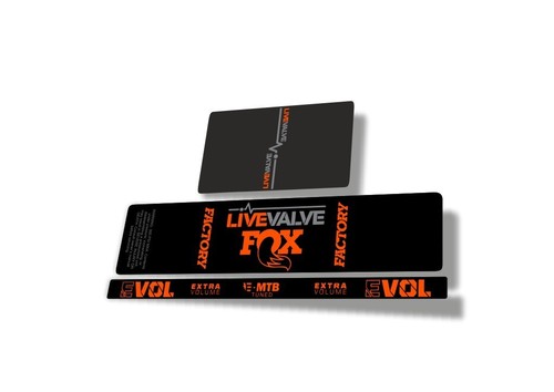 Adesivo fox 2022 live valve - adesivo,