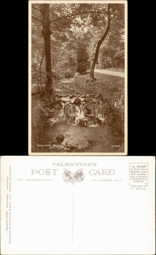Cartolina sheffield encliffe - cartolina,