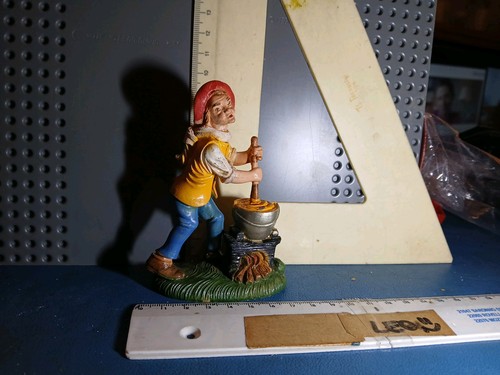 Personaggio presepe vintage - personaggio,