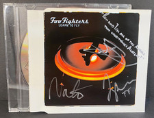 Foo Fighters 1999 firmato Learn to Fly CD singolo Dave Grohl Taylor Hawkins testo