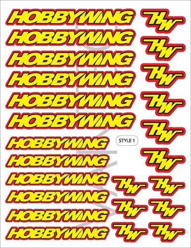 Adesivo hobbywing - adesivo, rc