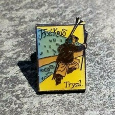 Spilla cappello bavero souvenir TRYSIL KAUS alpinismo austriaco Oktoberfest Germania