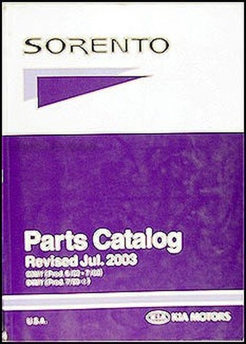 Catalogo parti originale - catalogo, kia