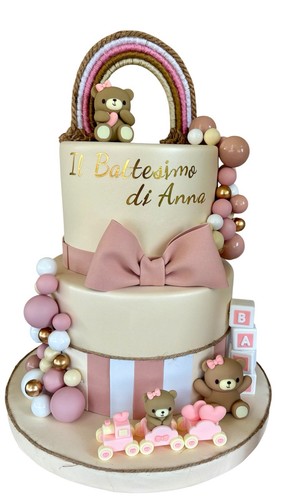 Torta scenografica orsetti - torta,