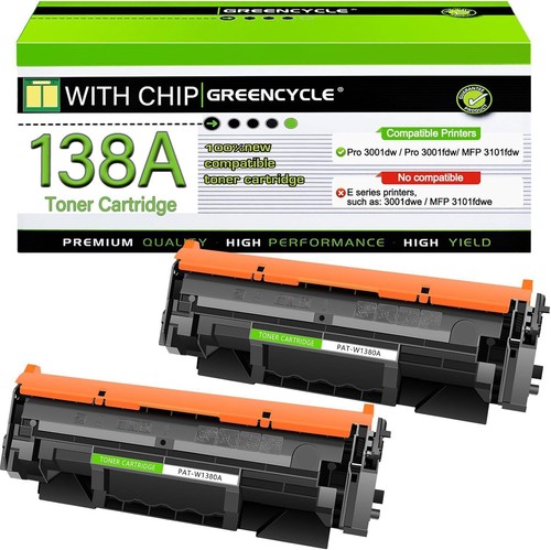 2pk w1380a toner - 2pk, with