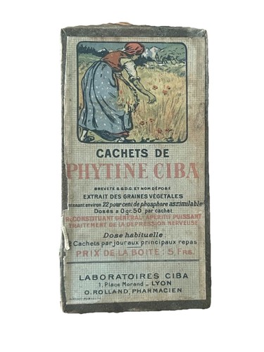 Ancienne boîte cachets - cachets, de