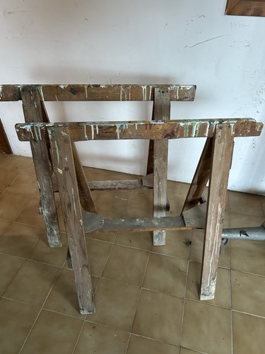 Cavalletti legno vintage - in,