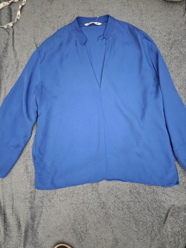 Zara top blusa donna - , blu